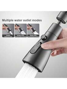 1pc Faucet With Pull-Out Spray Head, Extendable And Switchable Shower Head Replacement