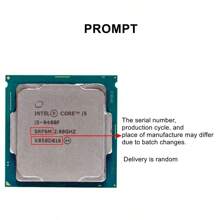 intel Used Core I5 9400F 2.9GHz Six-Core Six-Thread CPU 65W LGA 1151 Processor