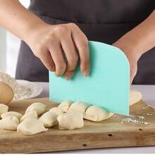 1 件塑料刮刀面团切割器面粉刮刀面包面团切割刀烘焙工具，大号 - 彩色 - 查看 7