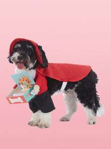 Disfraz gracioso de Halloween para mascotas, Atuendo navideño para mascotas, Disfraz de Disfraz de pizza para perros y gatos, Ropa divertida para la transformación de mascotas de pie, Complemento para fotografía de mascotas, Conjunto hilarante para mascotas