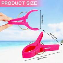 沙滩巾夹、椅子夹、毛巾架、塑料衣夹、挂钩夹 - 預設 - 查看 11