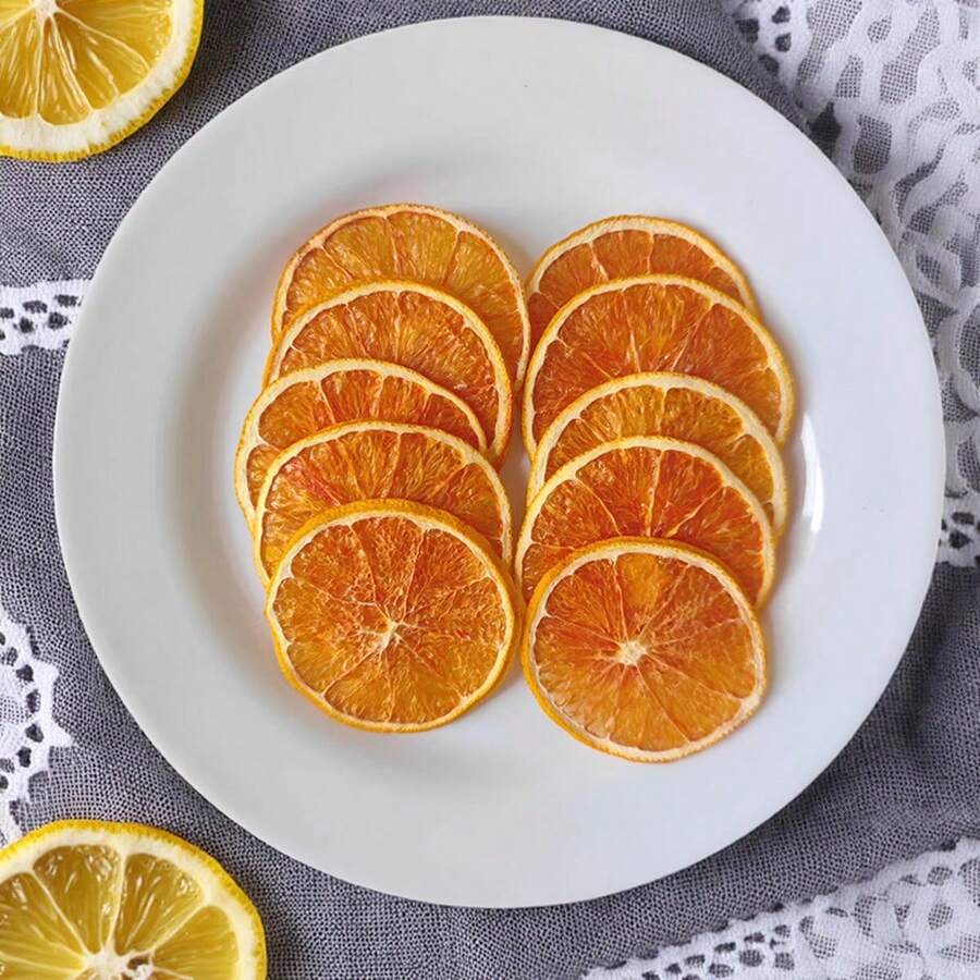 1 Pack Of 5/10/15/20/25/30pcs Dried Grapefruit/Orange/Lemon/Lime Slices, Suitable For DIY Crafts, Artisan Candles, Soap Making, Home Decor, Fragrance, Suitable For All Holidays And Parties