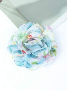 Handmade Sweet Floral Fabric Rose Flower Brooch, Hair Clip, Hat, Clothing Accessories For Women