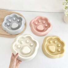 1 件宠物慢食碗，狗/猫食盘