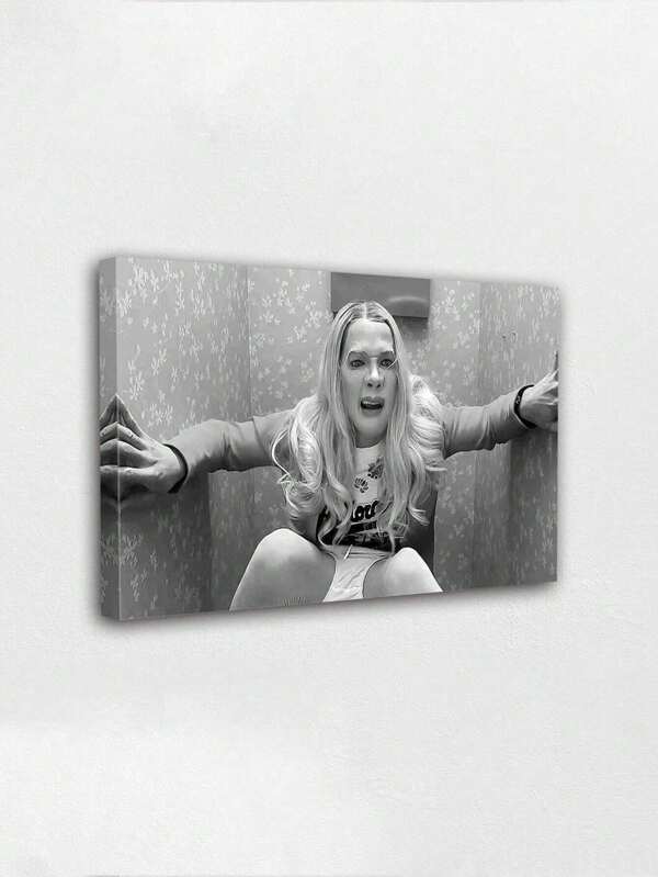 Póster de la película de comedia "Chicas blancas" en blanco y negro como arte de pared divertido para el baño, impresión en lienzo con marco grueso minimalista moderno y funky| Decoración de pared y decoración de habitación| Arte de pared para sala de estar, decoración de pared, impresiones de arte de pared, arte de pared para dormitorio| Carteles de lienzo