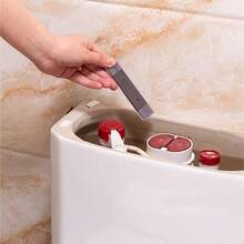 1支/2支/4支装马桶磁性清洁棒，长效去污除锈，净化水质，持久磁化，持久去污，清洁条，家用宿舍泳池清洁工具，浴室用品，浴室配件，浴室工具 - 黑色 - 查看 3