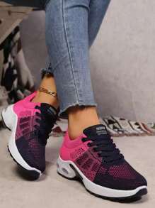 Women's New Breathable Mesh Spring/Summer Sneakers, Air Cushion Shock Absorption Soft Bottom Jump Rope Workout Running Shoes, Outdoor Casual