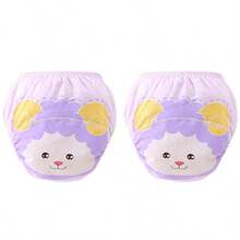 4pcs Baby/Toddler Reusable Potty Training Pants, Absorbent Underwear, Cloth Diapers, Suitable For Boys And Girls, Kids Training Pants, Potty Training Seat, Children's Underwear Gift - Multicolor - View 45