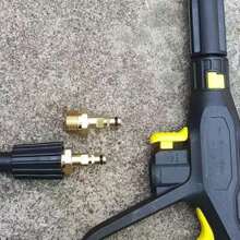Adaptador de manguera de lavadora a presión, conector rápido de tubería a presión, accesorio convertidor para lavadora a presión Karcher, piezas de repuesto y accesorios