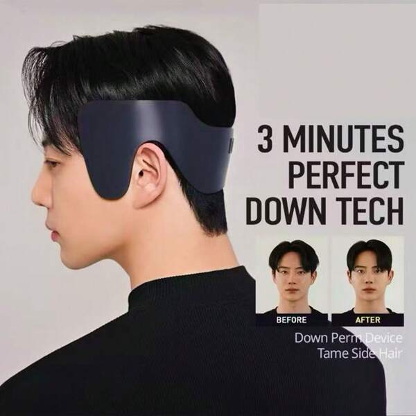 Sideburns Serving Device, Korean Style Haircut Anti-Warping Tool For Both Sides, Short Hair Pressing Plate Ironing Clip, Men's Hair Styling Tool,Back To School,Travel Holiday Essentials,Hair Accessories For Women
