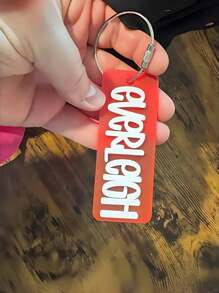 Personalized Name Bag Charms, With Custom Names, Back To School Bag Accessories, Unique Letter Label Design, Fresh Button Colors, Halloween And Christmas Gifts For Family And Friends