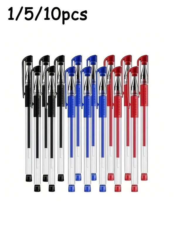 Standaard neutrale pen Carbon Office Signature Pen 0,5 mm kogelkop Rood Blauw Zwart Studentenkantoorbenodigdheden, Terug naar school