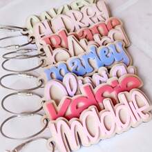 Backpack Name Tag Boy, Personalized Acrylic Keychain, Custom Name Tag, Custom Bag Tag, Kids Name Tag, Back To School Name Tag Diaper Bag Tag - Multicolor - View 3