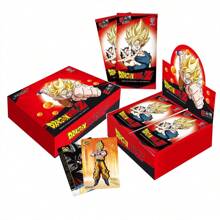 bandai 1 Paquete/5 Piezas Tarjetas de Goku hijo, Vegeta Saiyajin, Cartas raras de colección de intercambio TCG de Anime de Batalla como regalo y juguete