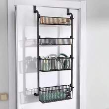 1PC Door Mounted Food Storage Room Organizer: Maximize Space And Keep The Food Storage Room Tidy - Multicolor - View 5