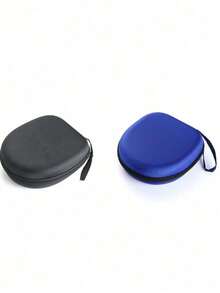 Hard Shell Carrying Headphones Case Headset Travel Bag Headset Pouch Universal Handheld Earphone Container Outdoor Household Using - Multicolor - View 6