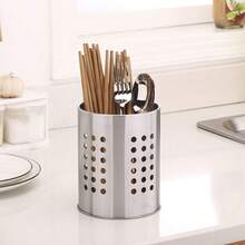 Dishwasher Chopstick Basket, Stainless Steel Utensil Holder, Cutlery Drainer For Organizing Chopsticks, Straws, Teaspoons, And Small Kitchen Tools - Multicolor - View 3