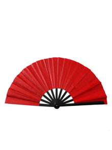 Shiny Hand Fans For Women, Large Party Style Folding Fans, Birthday Theme Performance & Festival Dance Party Gifts, Assorted - Multicolor - View 10
