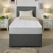 Starlight Beds Essentials Zig Zag Hybrid Mattress - 7.5" Deep, Soft Firmness, Memory Foam & Spring Support, Comfortable Quilted Sleep Surface, Designed For Lasting Support - White - View 2