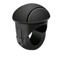 1pc Easy-Grip Silicone Steering Wheel Knob 360° Smooth Rotation One-Hand Operation With Built-In Metal Bearing & Non-Slip Grip