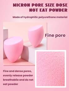 BATENG 9 قطع مجموعة إسفنجة مكياج قطرة مائية وردية - 3 أحجام خالية من اللاتكس لأساس المكياج والكونسيلر والكريم والبودرة - إسفنجات قابلة لإعادة الاستخدام ناعمة للتطبيق الأملس والخالي من التجاعيد - استخدام مزدوج جاف ورطب، مناسبة لجميع أنواع البشرة، للمبتدئين والمحترفين، مكياج، رخيص، ديكور الغرفة، مكياج، السفر، غرفة النوم، اكسسوارات المكياج، وسادة، خلاط المكياج، وسادة البودرة، إسفنجة المكياج، رخيصة، هدايا عيد الميلاد، أدوات المكياج، أشياء رخيصة، هدايا، هدايا للنساء، هدايا عيد الميلاد