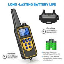 Halsband mit Stromschlag für Hunde, Bellhalsband mit Fernbedienung, Hundeerziehungshalsband mit 3 Modi, bis zu 2600 Fuß Reichweite der Fernbedienung, 0~99 Stromstärke-Stufen, 3 Kanäle, für kleine, mittlere und große Hunde, geeignet für 1 Hund, 2 Hunde und 3 Hunde (Halsband mit Fernbedienung)