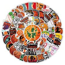 100 件炫酷篮球运动贴纸经典涂鸦 PVC 贴花 DIY 笔记本电脑手机行李墙车贴儿童玩具礼物、学校用品、返校