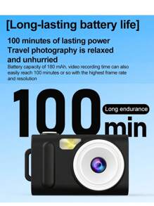1080P HD Digital Mini Camera Intelligent Focusing Screen 4800W Pixels Compatible MicroSD 32GB 64GB 128GB
