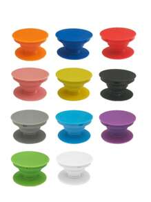 Airbag Phone Grip With Extension Bracket, Phone Holder Stand Korea Plain Phone Grip Phone Ring Holder Stand Retractable Bracket For Mobile Phones And Tablet Compatible With IPhone, Android Phone, Gift For Birthday, Family, Friends Push-Pull Phone Grip, Phone Accessories