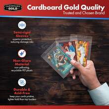 CARD SAVER 1-200 Count - Semi Card Holder, Trading Card Protectors - PSA-Approved Cardsaver Baseball, Trading, Sports Cards - Card Sleeves, Binder, & Storage Box Compatible - 2000 卡儲蓄者 - 查看 6