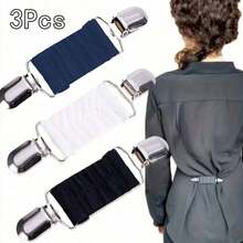 1/2/3/4/5/6件套新款连衣裙束带夹套装弹性衣夹收紧连衣裙开衫领夹衬衫夹后背束带女款