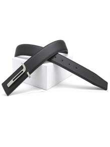 T-Schnalle Herren Gürtel, Business Lässig Pendler vielseitiger Hosen Gürtel, personalisierter klassischer simpler Lässig Hosen Gürtel