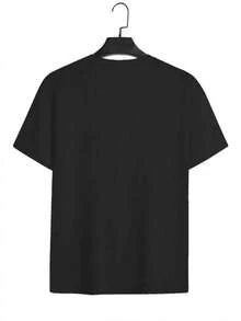 Headphone Music Men's Tshirt, WBWR LABZAA NFV SZ OH Print Design, Premium Quality Print, Durable And LongLasting, Casual Fashion Style - Black - View 2