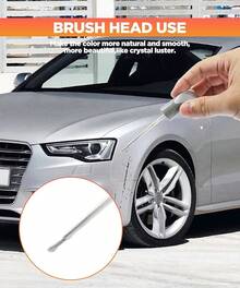 Car Scratch Repair Kit |   Red Touch-Up Paint Pen + Remover Paint Scratch Repair Tool Universal For Deep And Shallow Scratches Auto Parts No Polishing Touch-Up Tool - Silver - View 5
