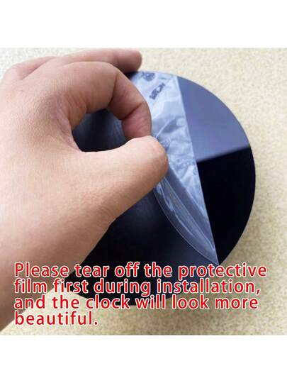 3D DIY Wand Klok Acrylic Spiegel Stickers Clocks Home ation Living Room Quartz Needle Hang Horloge Europe s: Zwart Zilver 16/19/35 Inches Optional view 11