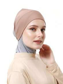 1pc Middle Eastern/Arabic Dubai/Turkish Classic Simple Solid Color Soft Breathable Elastic Wide-Banded Absorbent Anti-Slip Multifunctional Headband For Sports, Yoga, Makeup And Daily Wear