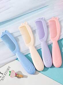 Set de 2 piezas de peine y cepillo para caspa para niños, niños y niñas, para uso diario, fácil de llevar