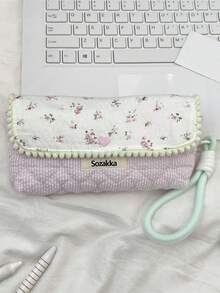 1 Túi đựng bút chì họa tiết hoa phong cách Ins, Hộp đựng đồ dùng học tập cho học sinh dung tích lớn, Đa chức năng, Đựng tiền lẻ, Đựng cọ trang điểm, Đựng cáp dữ liệu, Túi đựng tai nghe cho trường học Phụ kiện học tập Đồ dùng học tập - Nhiều màu - Xem 12