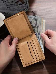 个性化“史上最佳老爸”钱包，定制姓名，暖心设计，送给老爸的耐用礼物，在“碰拳”图案上添加您的名字——打造一款独特的钱包，致敬老爸的使命。非常适合父亲节、生日，或作为一份充满爱意的礼物——让他随时随地传递您的爱。紧凑的双折设计可存放卡片、现金和身份证件，适合日常使用、工作或旅行。 - 查看 4