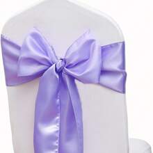 20pcs Satin Chair Sash Bows, 7" X 108", Universal Chair Covers Suitable For Weddings, Engagements, Parties, Banquets, Birthdays, Baby Showers, Christmas, Thanksgiving, Graduations And Other Celebrations. Ideal For Wedding Receptions, Banquets, Parties, Birthday Celebrations, Baby Showers, Graduation Ceremonies, Event Decorations