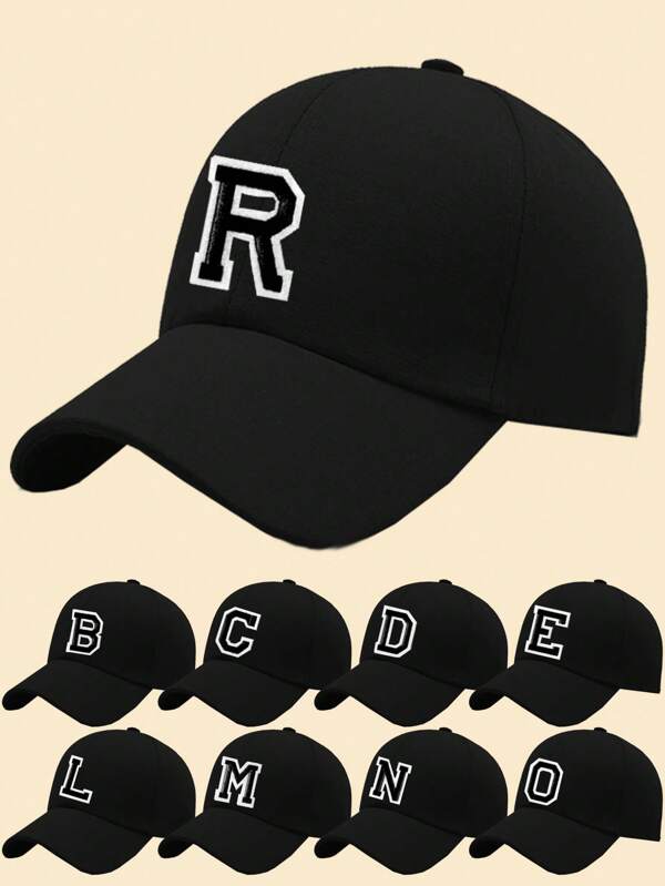 1 pièce Casquette de camionneur avec 26 lettres pour enfants, casquette de baseball décontractée et pour garçons et filles, idéale pour la rentrée scolaire, convient pour le printemps, l'automne, le port quotidien, les activités extérieures, les voyages, la plage et la pêche