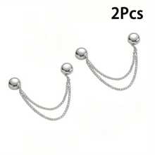 2/3/4/6/8/10/12pcs Magnetic Waist Cincher Clips, Adjustable T-Shirt Hem Clips, Perfect Fit, Metal Snap Buttons, Available In White/Gold/Black