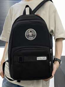Backpacks Are Not Only A Simple Item, But Also Carry Your Lifestyle And Attitude. This 4PCS Comes With A Tutoring Bag, A Cross-Body Strap And A Pencil Case. A Backpack Allows You To Carry Daily Necessities With You. Ideal For College, Business, Work, Commuting High School, Outdoors, Hiking, Travel, Rock Climbing, Stadiums, Sports, Outings,