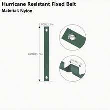 重型树木防风带 - 可调节植物支撑锚，带打孔带，固定树木，防止飓风和暴风雨中倒塌，树带