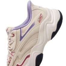 Skechers 女士D'LITES系列系带休闲运动鞋，日常舒适轻便休闲户外运动鞋117687-NAT - 自然色 - 查看 7