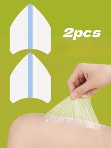 2/6/10 Stücke transparente Körperauflagen zum Schutz vor Scheuerstellen, unsichtbares Tape für die Innenseite der Oberschenkel, hochelastische Beinbandagen, wasserdichtes Einmal-Knie- und Wadentape - Verschiedenfarbig - Übersicht 12