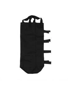 1PC /4Pcs Heavy-Duty Weight Bags With Secure Straps, Sand Bag Tent Kit For Garden Gazebo Marquee Party Tent Set - Leg Weights Foot Sand Bags Tent Weights Sand Bag Oxford Cloth Canopy Weight Reusable Empty Weighting With Handle Fixed Sandbag - Windproof Sandbags For Outdoor Sunshades, Pop-Up Tents & Gathering Canopies, Portable Weight Bags|Sleek Black Design|Sturdy Handle Design - Black - View 12