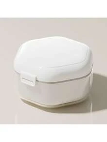 1 Pc Braces Organizer Personal Care Tools Easy To Carry Invisible Braces Orthodontic Retainer Organizer Denture Storage And Cleaning Case