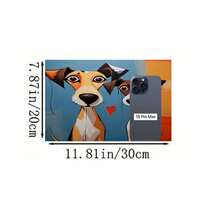 1pc Pet Placemat With Dog Print, Quick Dry Pet Feeding Mat, Easy To Clean, Suitable For Pets All Year Round, Dog Cage Mat, Cat Cage Mat, Pet Cage Pad - Multicolor - View 17