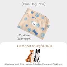 بطانية حيوانات أليفة للكلاب والقطط، ناعمة اللمسة، بطانية شتوية، سرير حيوان أليف دافئ، خفيفة الوزن ومنفذة للهواء، قابلة للغسيل